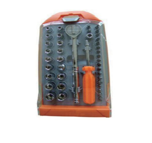 41pcs 1/4"-socket &bits Set