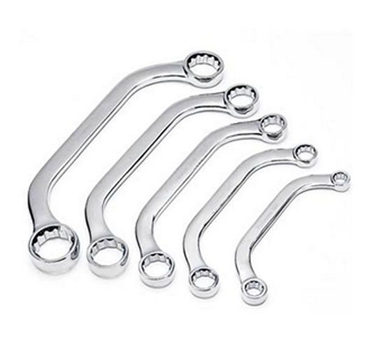 5-pc. S SHAPED BOX END TYPE WRENCH SET