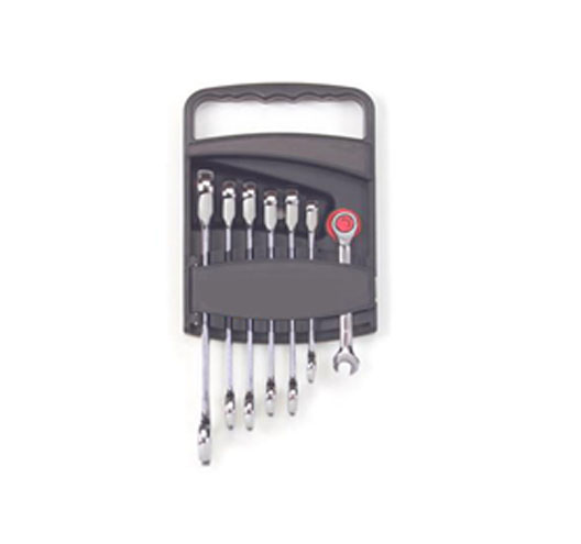 7-pc. Ratcheting Combination Wrench Set (Metric)