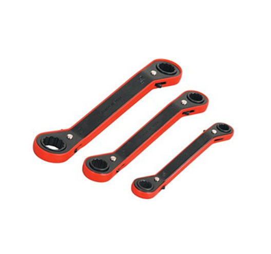 3-pc. Ratchet Offset Box End Wrench Set (SAE)