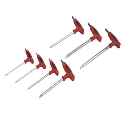 7 PC. T-HANDLE HEX KEY SETS(Metric)