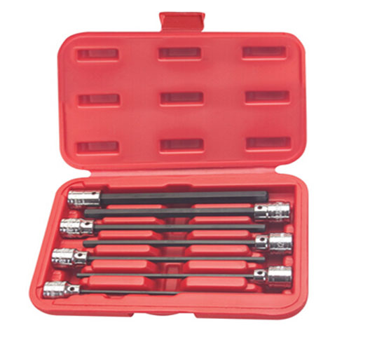 7-pc. 3/8” Drive Extra Long Hex Bit Socket Set (SAE)
