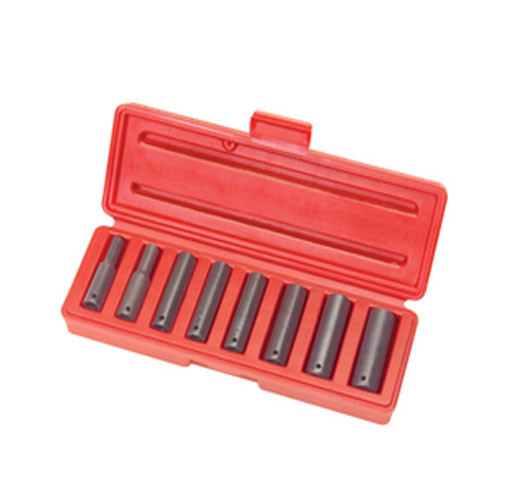 8-pc. 1/4” Drive Deep Impact Socket Set (5.5-12mm) Carbon Steel