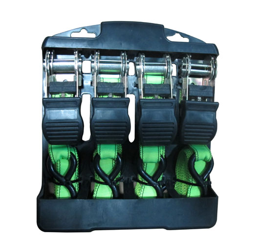 4pc Ratchet Tie Down Set