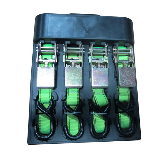 4pc Ratchet Tie Down Set