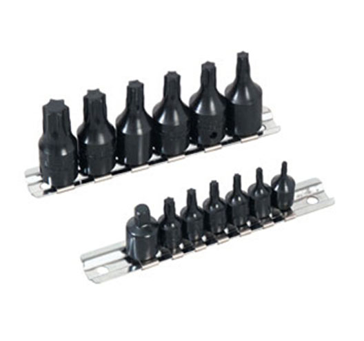 13-pc. 1/4” and 3/8” Drive Impact Star Bit Set (SD10-60) Cr-V