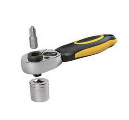 1/4" Dr.72t Dual-sided Stubby Ratchet