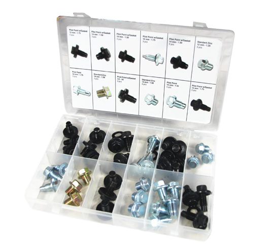 40pc Oil Drain Plug Assortment