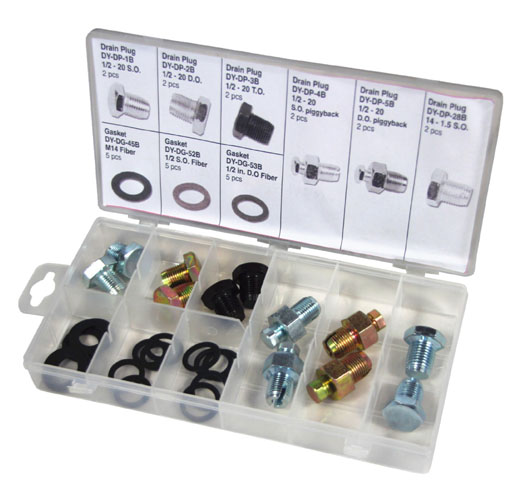 27pc Oversize Oil Drain Plug Assortment