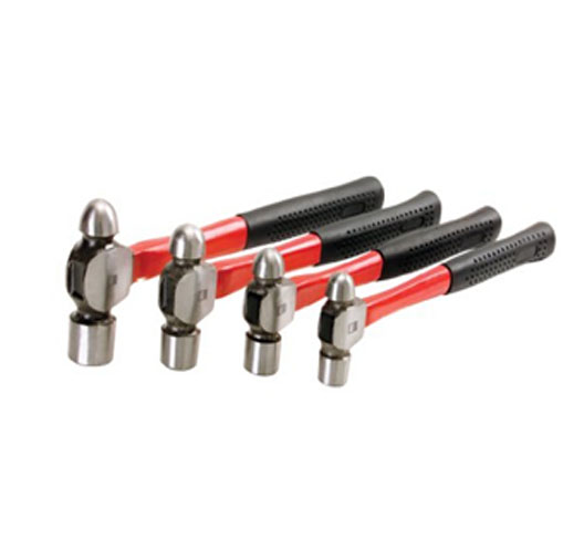 4-pc Fiberglass Ball Pein Hammer Set