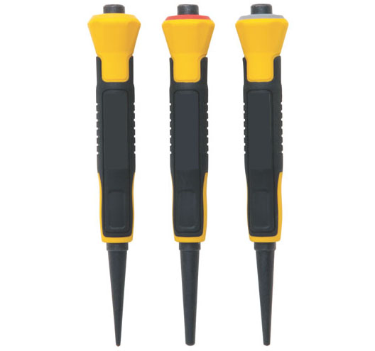 Bi-Material Nail Sets