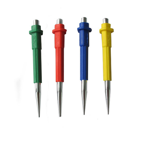 4pc Colour Coded Nail Punch Set