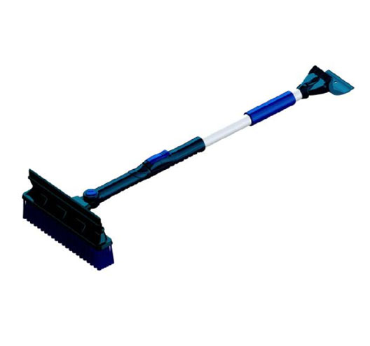 35"-50" Snow Brush With Ice Scraper