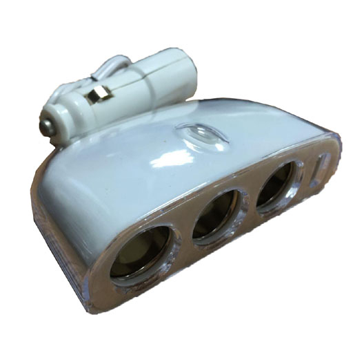 3 Ways Socket With 1pc USB