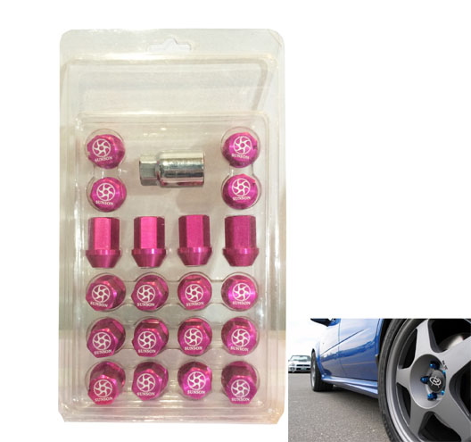 20PC Short Aluminium Racing Nuts Set