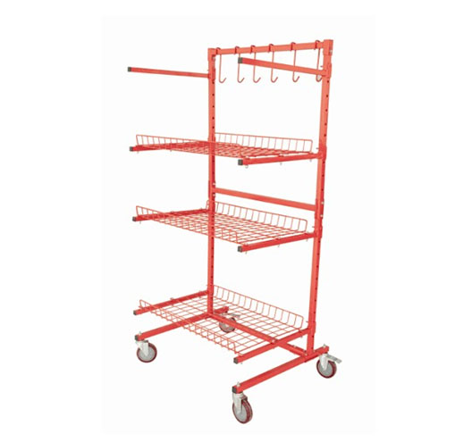Innovative With 3 Shelves Parts Cart