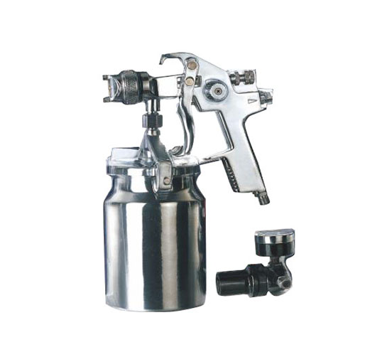 H.V.L.P Spray Gun Aluminum Gun Body With 1000cc Aluminum Cup and Air Regulator