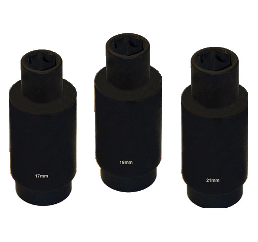 3Pcs 1/2DR.Crank Bolt Socket Set
