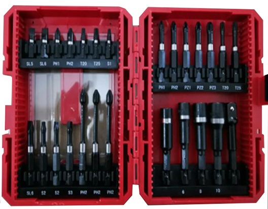 26pcs impact bits and nutnut driver set