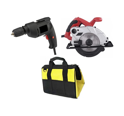 Corded Drill and Circular Saw Set