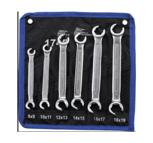 6 PC MT FLARENUT WRENCH SET