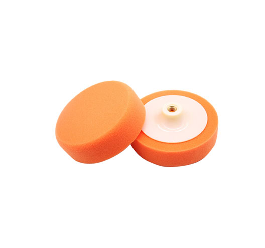 M14 Thread Orange Color Sponge Wheel Middle Hardness