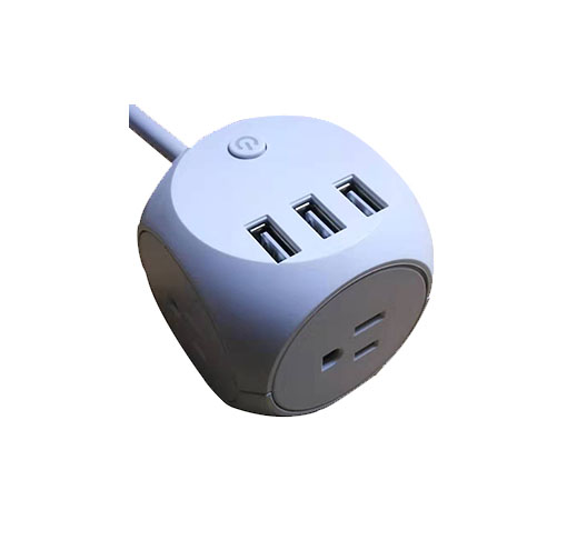 3 Outlet 2 USB Extension Cord