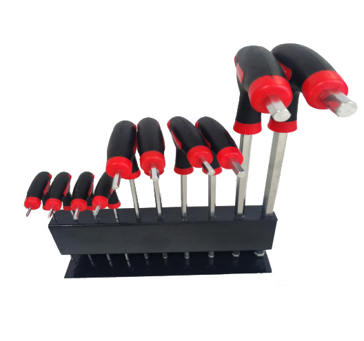 10PCE Metric T Handle  SET
