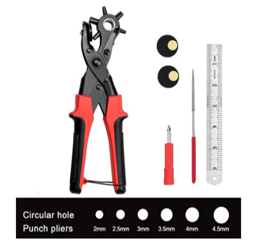 6Pcs Punch Pliers Kit