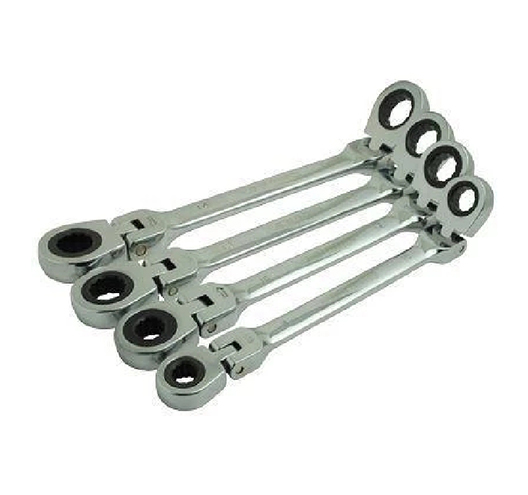 Flezible double ring gear wrenches