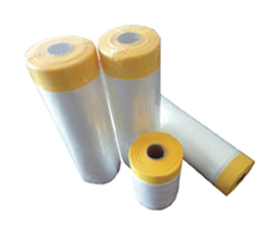 550mm x 33mm x 10mic Auto Used Pretaped Masking Film