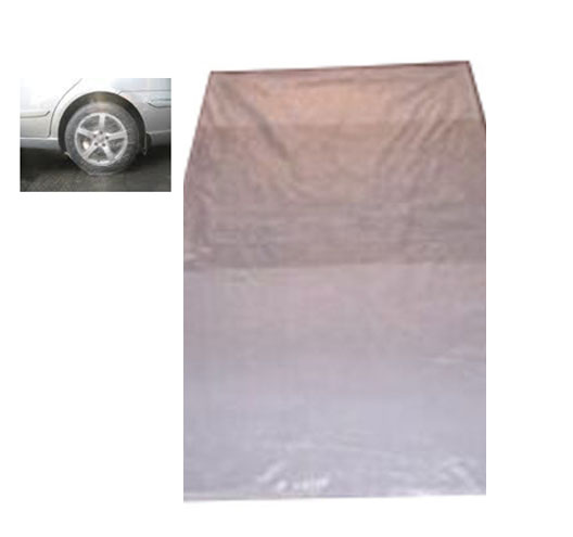 900mm x 1020mm x 18mic Plastic Wheel Cover For Masking