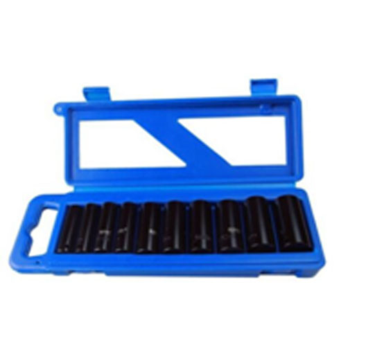 10Pcs Deep Impact Socket Set 3/8"