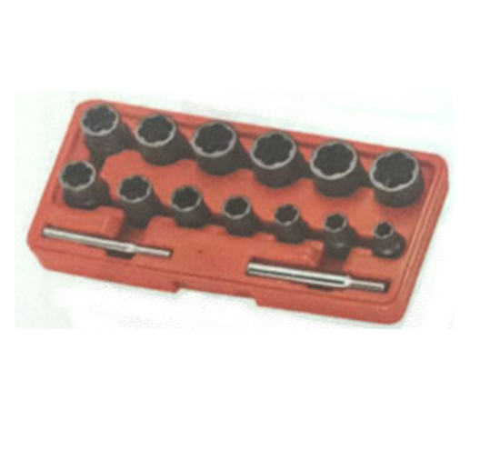 1/4"+1/2"DR. Twist Socket Set (15PCS)