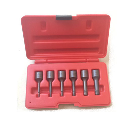 6Pc 3/8" Extractor Remover Set Broken Damaged Nut Bolt Removal Tool