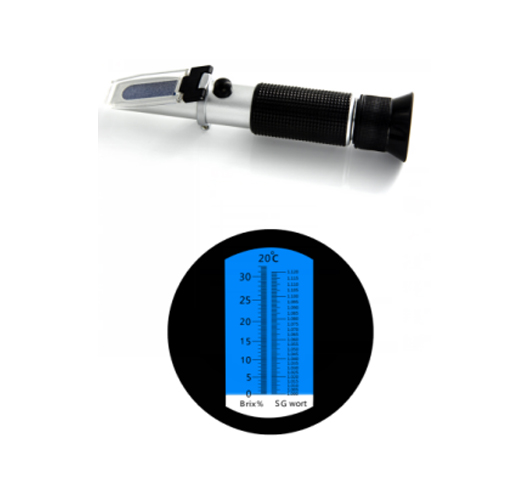Brix & SG Wort Refractometer With LED
