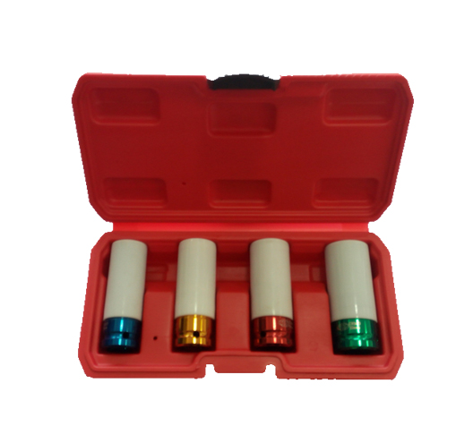 4pcs 1/2" DR.Deep impact Socket set