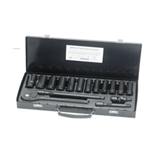 1/2"DR 16PCS DEEP IMPACT SOCKET SET
