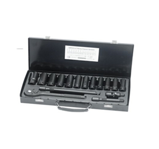 1/2"DR 16PCS DEEP IMPACT SOCKET