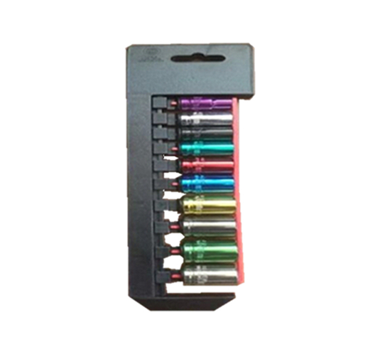 10pcs 3/8"Dr. Colored Sockets