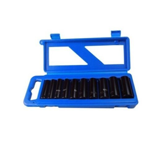 11Pcs Deep Impact Socket Set 3/8"