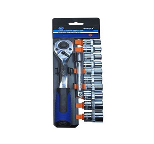  12 Pce 1/2" Ratchet & Socket Set