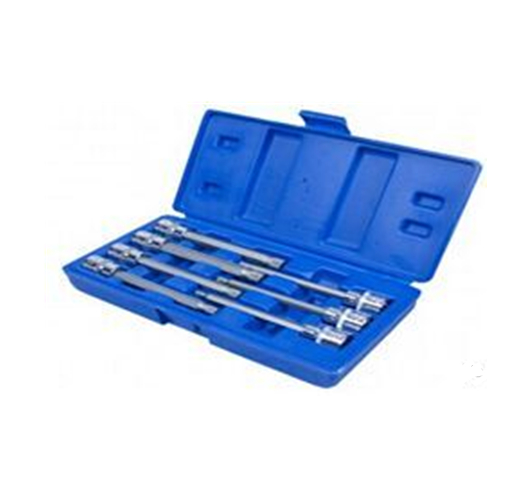 7 Pce 3/8" Drive Extra Long Spline Socket Bit Set