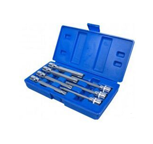 7 Pce 3/8" Drive Extra Long Torx Socket Bit Set