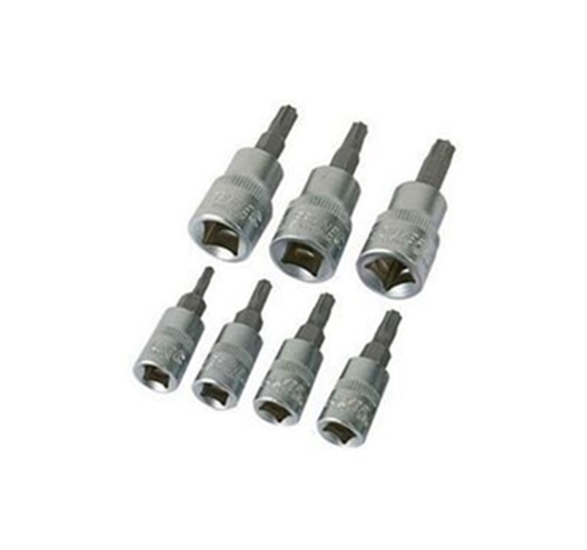 7 Pce 1/4" & 3/8" Torx Socket Set