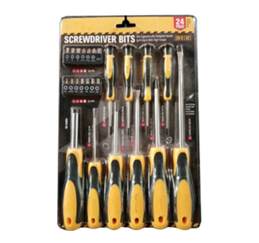 24PC SCREWDRIVER BITS		