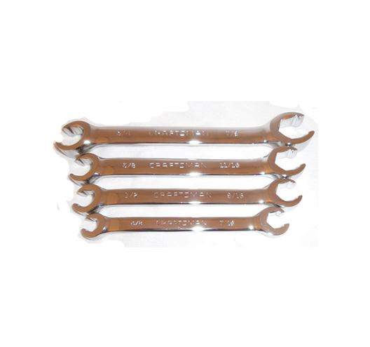 4 PC SAE FLARENUT WRENCH SET