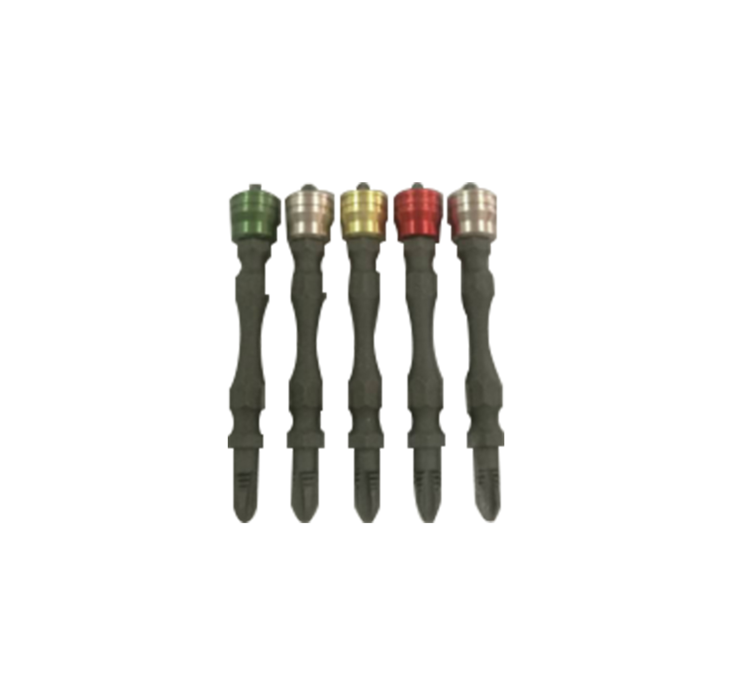 5 PC DOUBLE-ENDED IMPACT BIT SET+ ALUMINUM CAP