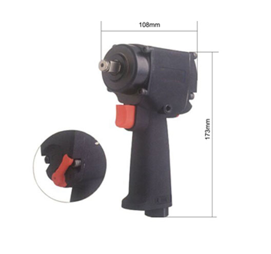 1/2"Mini Air Impact Wrench (Twin Hammer)