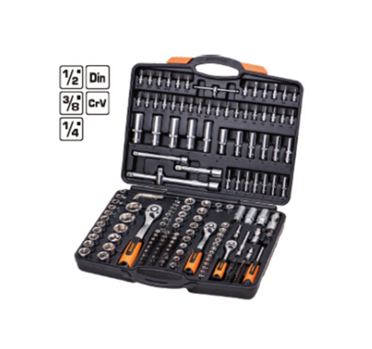 171pcs 1/2", 3/8" &1/4" Drive Socket Set		